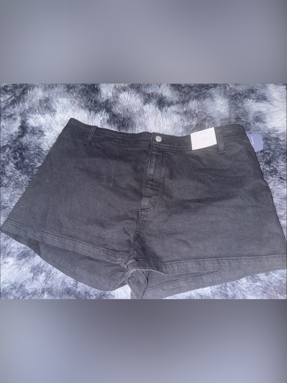 Universal Thread Black High-Rise Denim Shorts